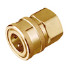 Quick coupling Fixx Lok till 155 bar, serie CPH in Brass, female thread BSP 1/4"